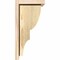 Ekena Millwork Ridgewood Rough Sawn Corbel w/Backplate, Douglas Fir, 8"W x 8"D x 16"H COR08X08X16RID01RDF - alternate 2